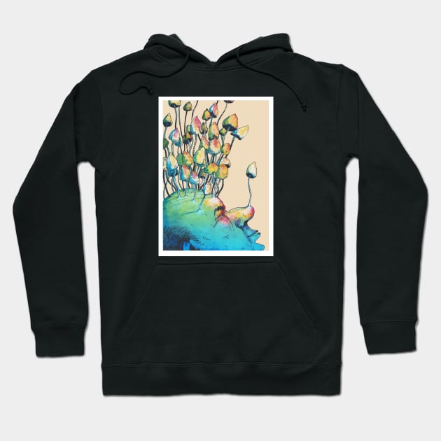 Mushroom season Hoodie by A N Illustration